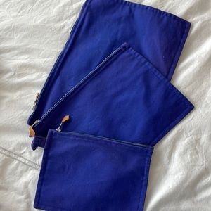 NEW 100% AUTHENTIC HERMES BORA BORA TRAVEL CASE POUCHES WITH TAGS